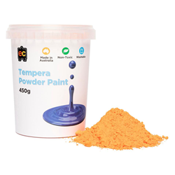 E.C Tempera Powder Paint - 450gm - Orange