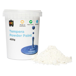 E.C Tempera Powder Paint - 450gm - White