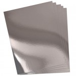 METALLIC PAPER Silver Gloss 700x500mm