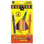 E.C. Coloured Pencils Jumbo Triangular 12pc